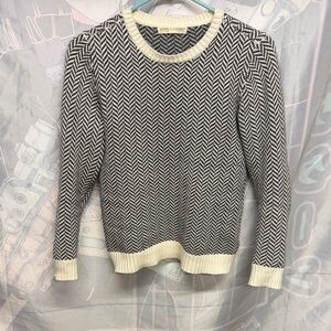 Hope & Henry Women's Chevron Knit Sweater